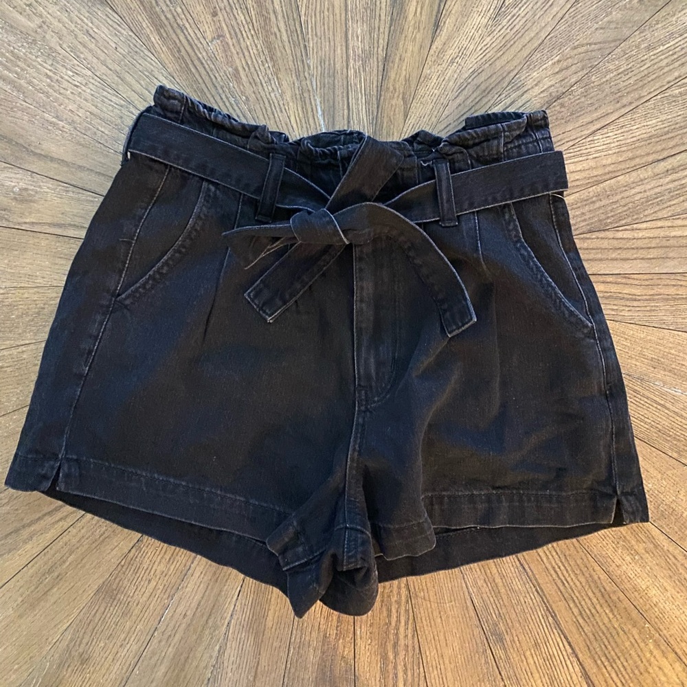 American Eagle Black Denim Shorts